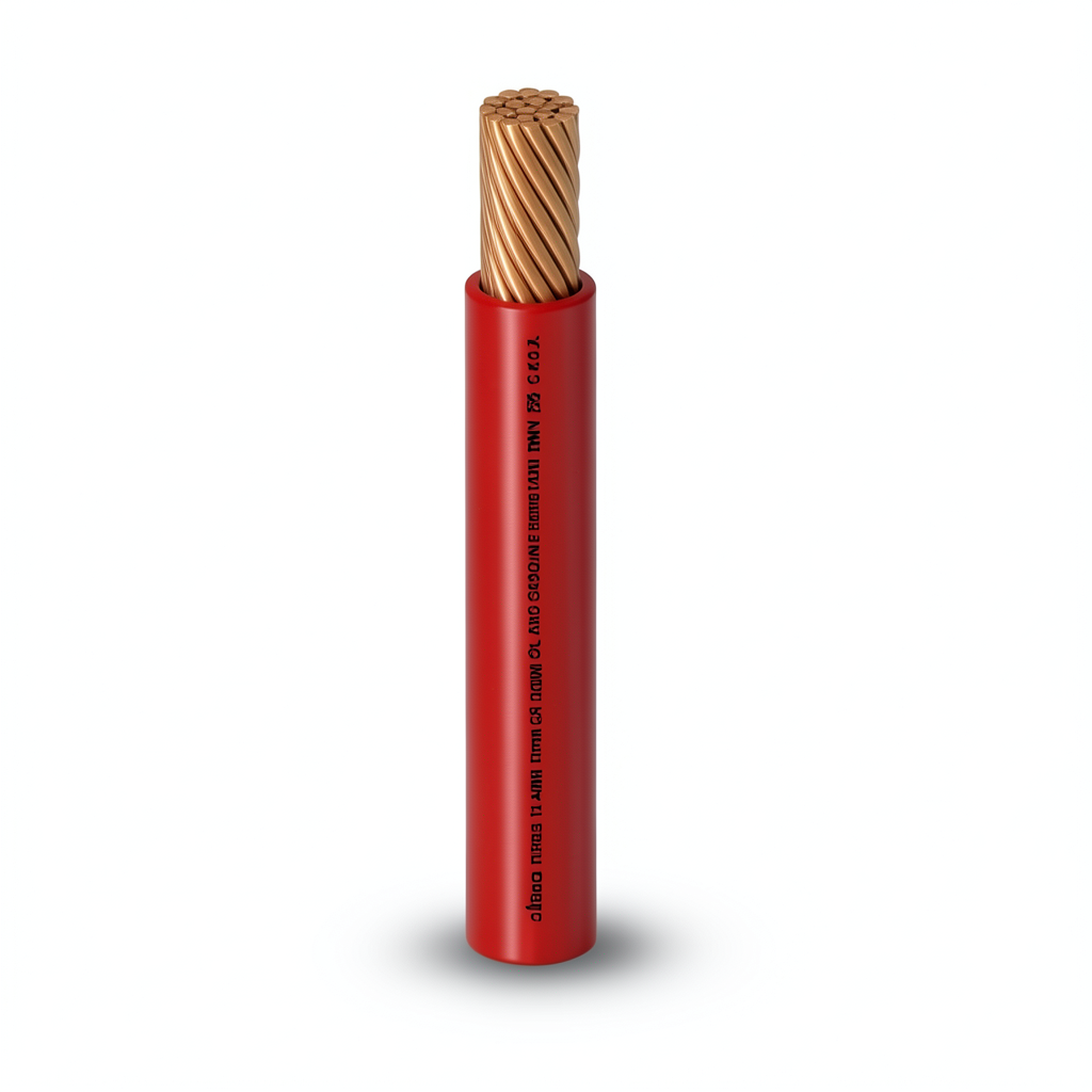 THHN/THWN Copper Cable PVC Insulation 3.8 mm Diameter 600 Volt 2500 ft Red | Al Fanar