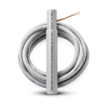 THHN/THWN Copper Cable 2.08 mm² Diameter 2.7 mm 600 V 500 Ft Gray PVC Insulation | Al Fanar