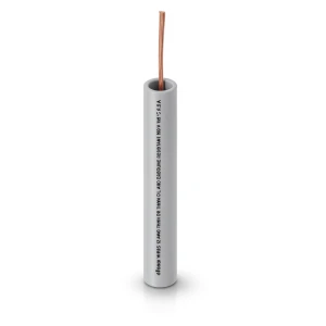 كابل نحاس THHN/THWN عزل PVC 105°C مقاس 2.08 مم² قطر 2.7 مم 600 فولت طول 250 قدم لون رمادي | شركة الفنار
