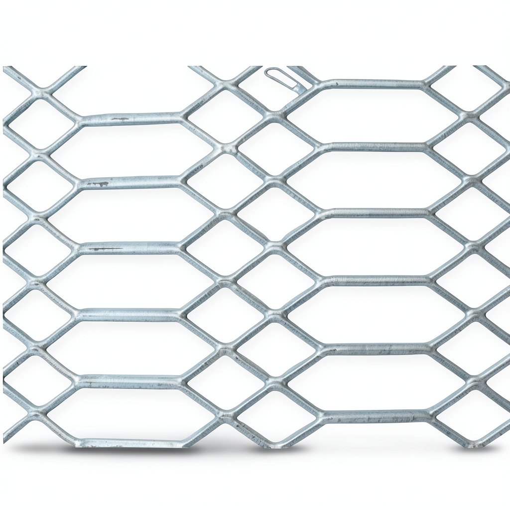 Hot Rolled Expanded Metal 1.8 mm Thickness, Size 2.44×1 m, Jawhara Design