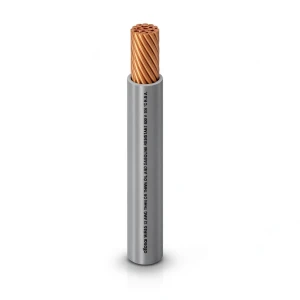 كابل نحاس THHN/THWN عزل PVC 105°C مقاس 3.31 مم² قطر 3.1 مم 600 فولت طول 500 قدم رمادي | شركة الفنار