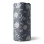 Italian Wallpaper Floral Design Dark Gray, Size 10mx0.73m, Model 41766