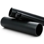HDPE Plastic Pipe PN 10 Bar PE 80, 400 mm OD, 29.4 mm Thickness, Black