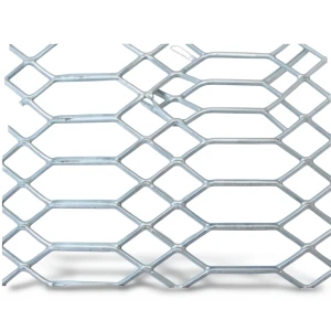 Hot Rolled Expanded Metal Sheet Flattened Jawhara Design 1.8 mm Thick 2.44x4 m