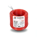 لفة سلك نحاس مجدول 6 AWG مطلي بالقصدير، عزل PVC 105°C، احمر، 600 فولت، 500 قدم | شركة كابلات الشرقية للصناعة