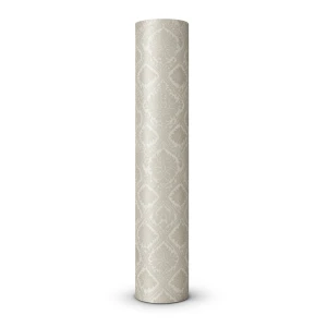 Patterned Wallpaper 10m x 0.53m Beige Color, Model 49115