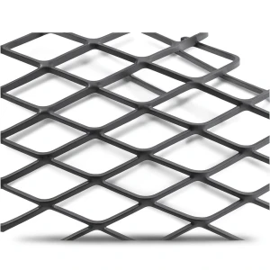Hot Rolled Black Steel Expanded Metal Mesh Khaleeji 2 mm Thickness 1 m Length 2.44 m Width