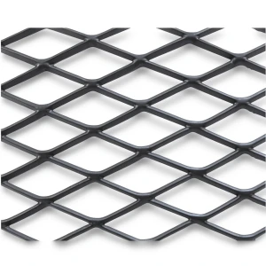 Hot Rolled Black Steel Expanded Metal Mesh Khaleeji 2 mm Thickness 4 m Length 2.44 m Width