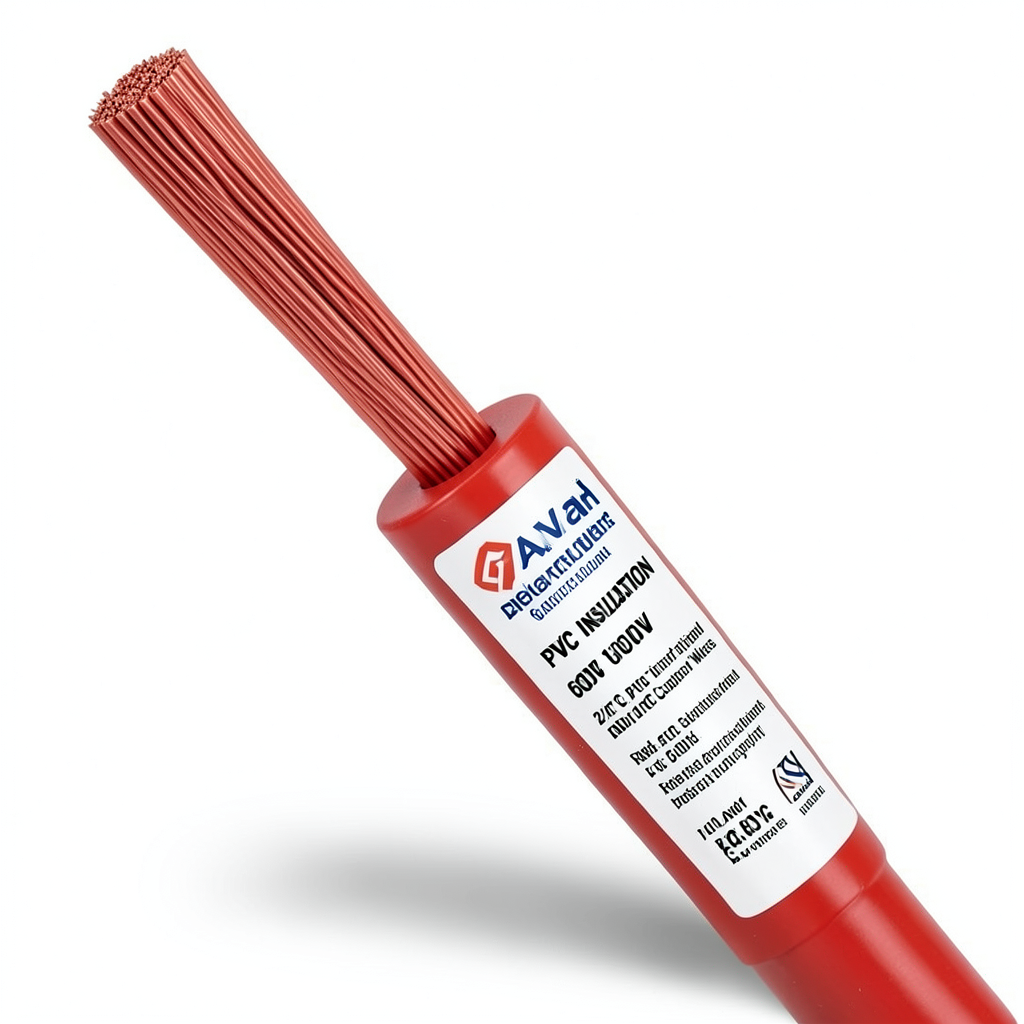 سلك نحاس مجدول 2/0 AWG مطلي بالقصدير عزل PVC 105°C احمر 600 فولت طول 500 قدم | شركة كابلات الشرقية للصناعة