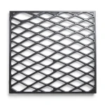 شبك حديد اسود بقلاوة خليجي سمك 2 مم عرض 2.44 متر طول 6 متر