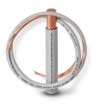 THHN/THWN Copper Cable PVC 105°C Insulation 2.08 mm² Diameter 2.7 mm 600 V 250 ft Gray | Al Fanar