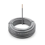 THHN/THWN Copper Cable PVC 105°C Insulation 3.31 mm² Size 3.1 mm Diameter 600 V 500 Ft Gray | Al Fanar