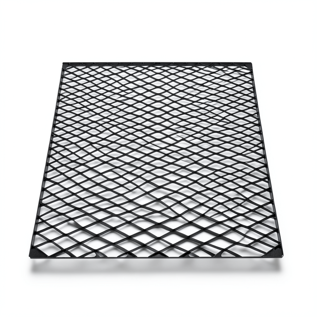 Hot Rolled Black Steel Expanded Metal Mesh Thickness 1.2 mm Width 1.22 m Length 4 m