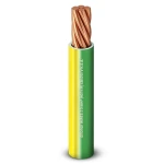 Electric Wire 2.5 sq mm 450/750V Copper Conductor Heat Resistant PVC Insulation, Yellow/Green | Al Fanar