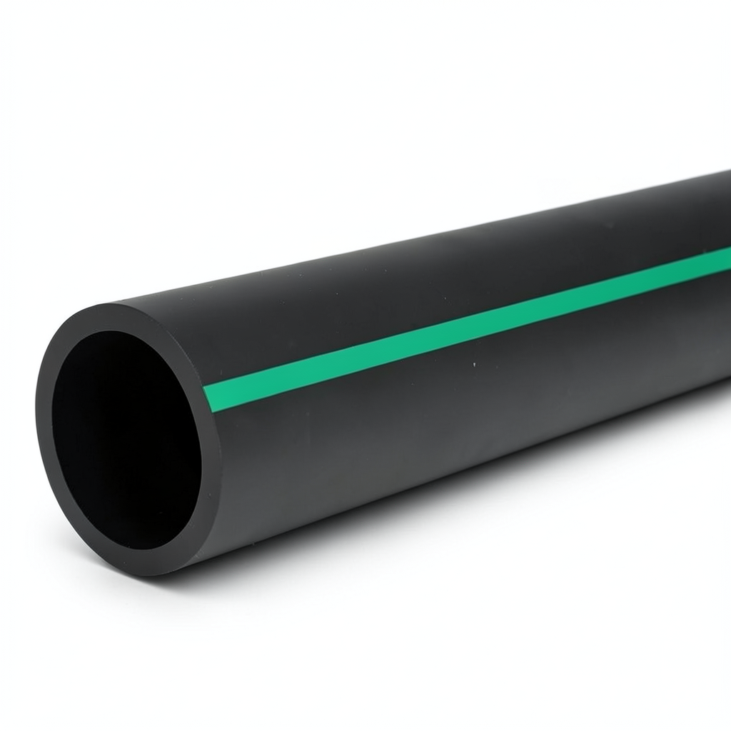 HDPE Pipe Pressure 6 Bar PE 63 Size OD 280 mm SDR 17.6 Black
