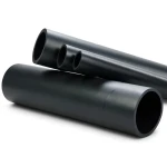 HDPE Pipe Pressure 16 Bar PE 80 Size OD 140 mm SDR 9 Thickness 15.7 mm Black