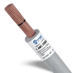 1 AWG Stranded Copper Electrical Wire PVC Insulated 105°C Gray 600V 500ft | Asharqiyah Cables Company for Industry