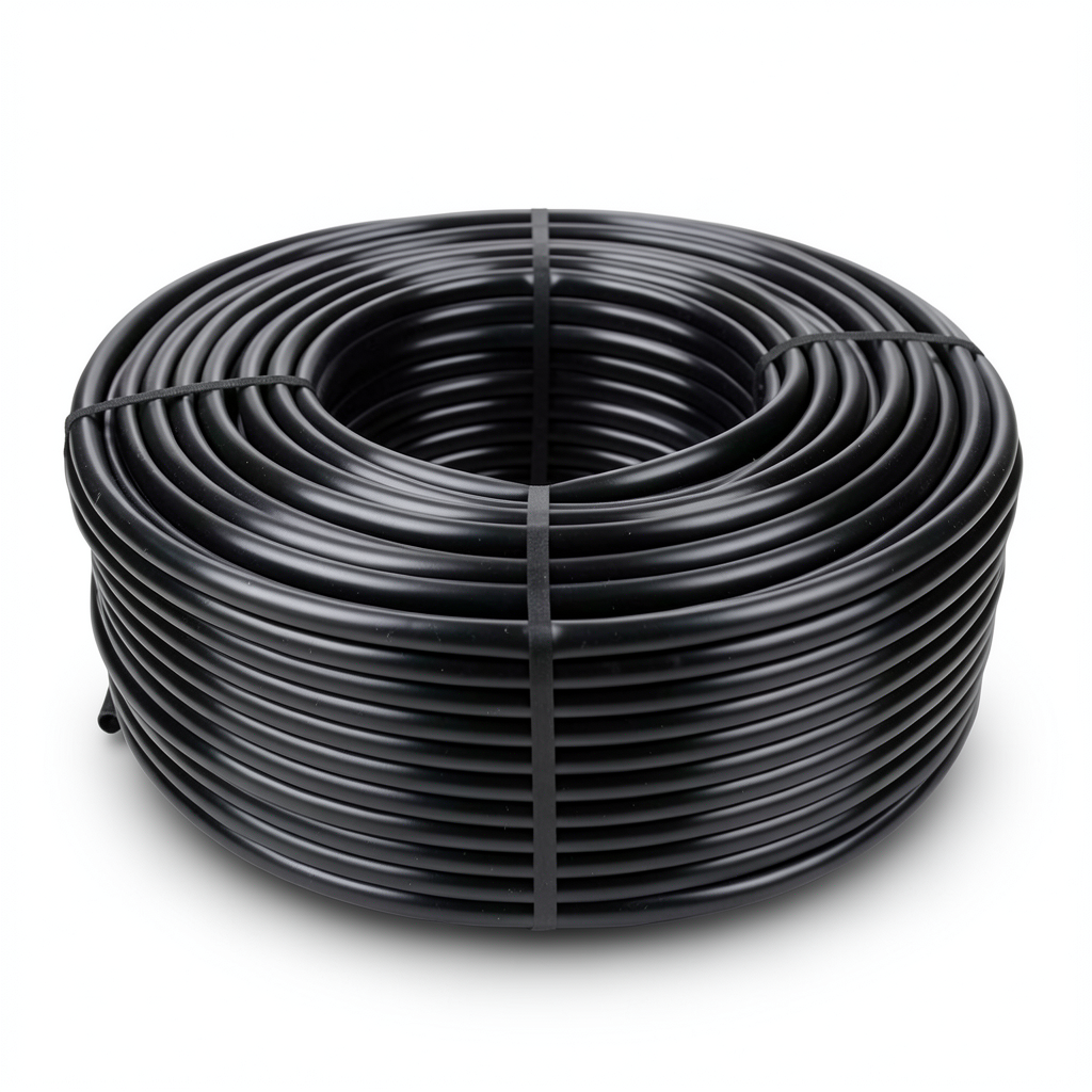 HDPE Coil Pipe Pressure 6.3 Bar PE 100, Size OD 40 mm Thickness 1.8 mm Black