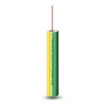 Stranded Electrical Wire 1.5 mm 450/750V Copper Conductor Heat Resistant PVC Insulated, Yellow/Green | Al Fanar