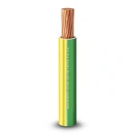 Electric Wire 2.5 sq mm 450/750V Copper Conductor Heat Resistant PVC Insulation, Yellow/Green | Al Fanar