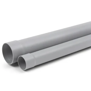 مواسير UPVC كلاس 4 ضغط 10 بار مقاس 63 ملم سماكة 3.6 ملم لون رمادي