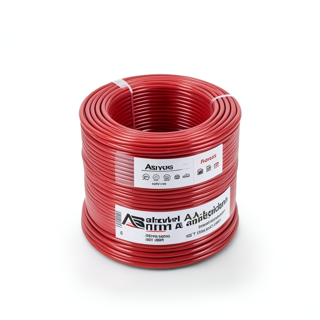 3 AWG Stranded Tinned Copper Wire PVC Insulation 105°C Red 600V 500ft | Asharqiyah Cables Company for Industry