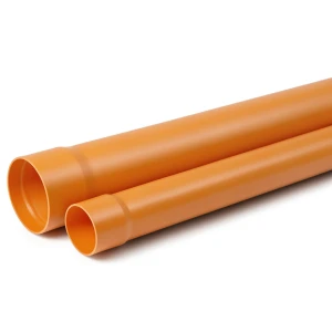 UPVC Plastic Pipe Class 4 Size 32 mm Thickness 2 mm Orange Brown
