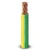 Electric Wire 6 mm 450/750V, Copper Conductor, Heat Resistant PVC Insulation, Yellow/Green | Al Fanar - Image 1