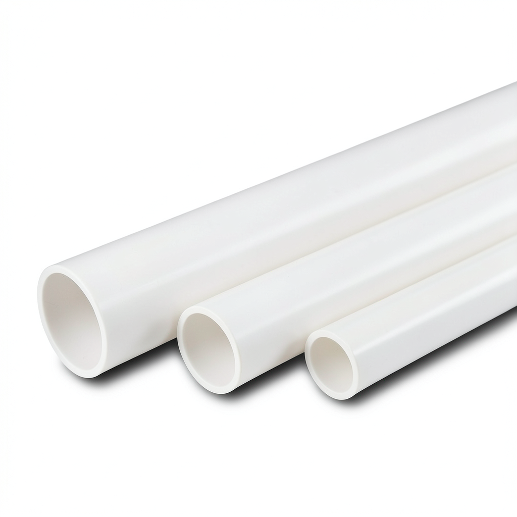 UPVC Pipes Schedule 80 Outside Diameter 101.6 mm Thickness 8.08 mm White