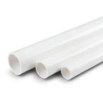 أنابيب UPVC جدول 80 قطر خارجي 114.3 مم سمك 8.56 مم أبيض