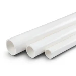 أنابيب UPVC جدول 80 مقاس 5 إنش قطر خارجي 141.3 مم سمك 9.52 مم أبيض