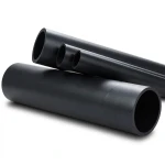 مواسير بلاستيك HDPE ضغط 16 بار PE 80 قطر خارجي 180 مم سماكة 20.1 مم SDR 9 لون أسود