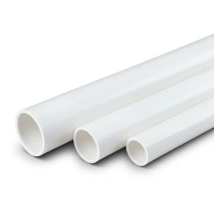 مواسير UPVC مقاس 4 إنش سمك 1.77 مم SDR 64 لون أبيض