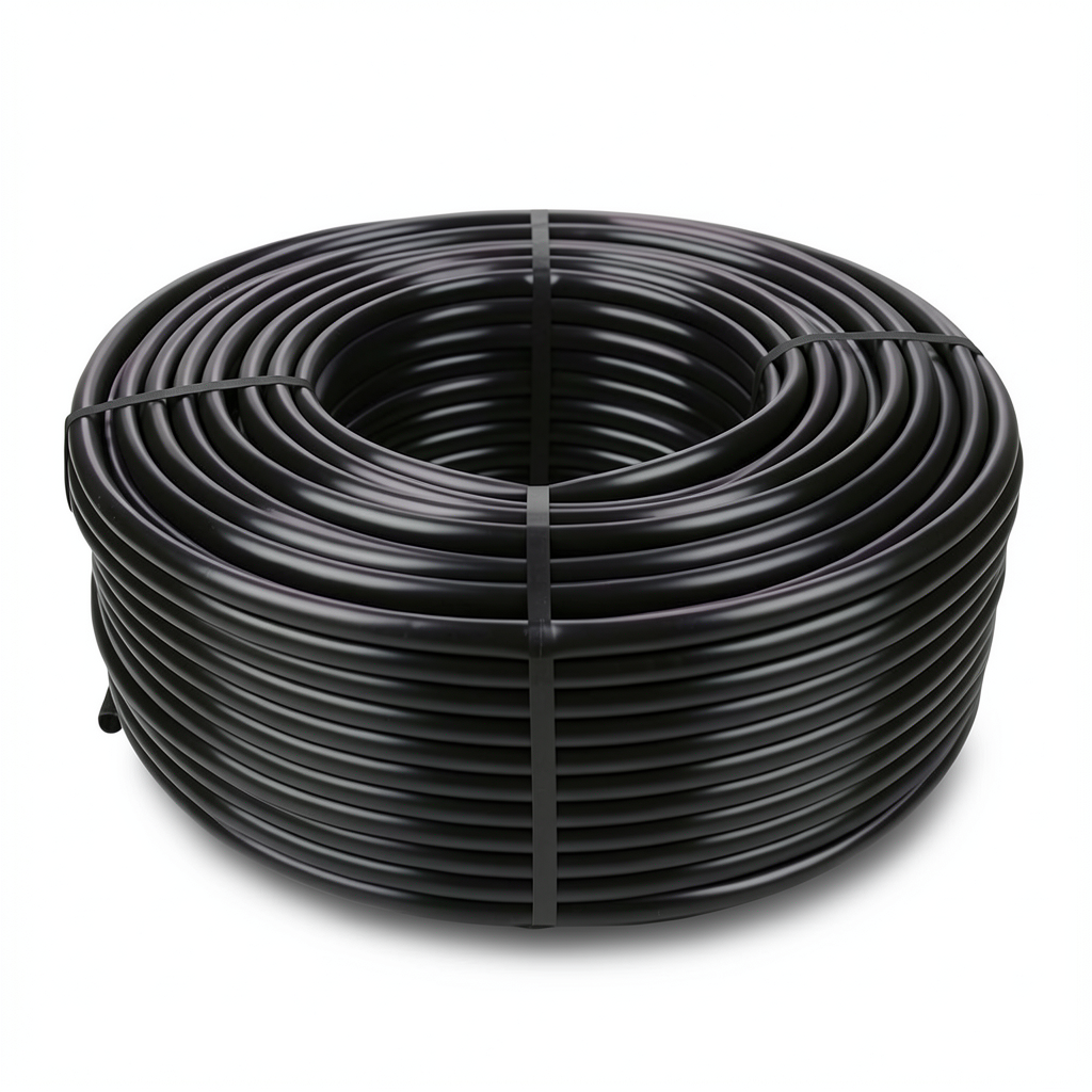 لفة انابيب HDPE ضغط 6.3 بار PE 100 قطر خارجي 40 مم سمك 1.8 مم لون اسود