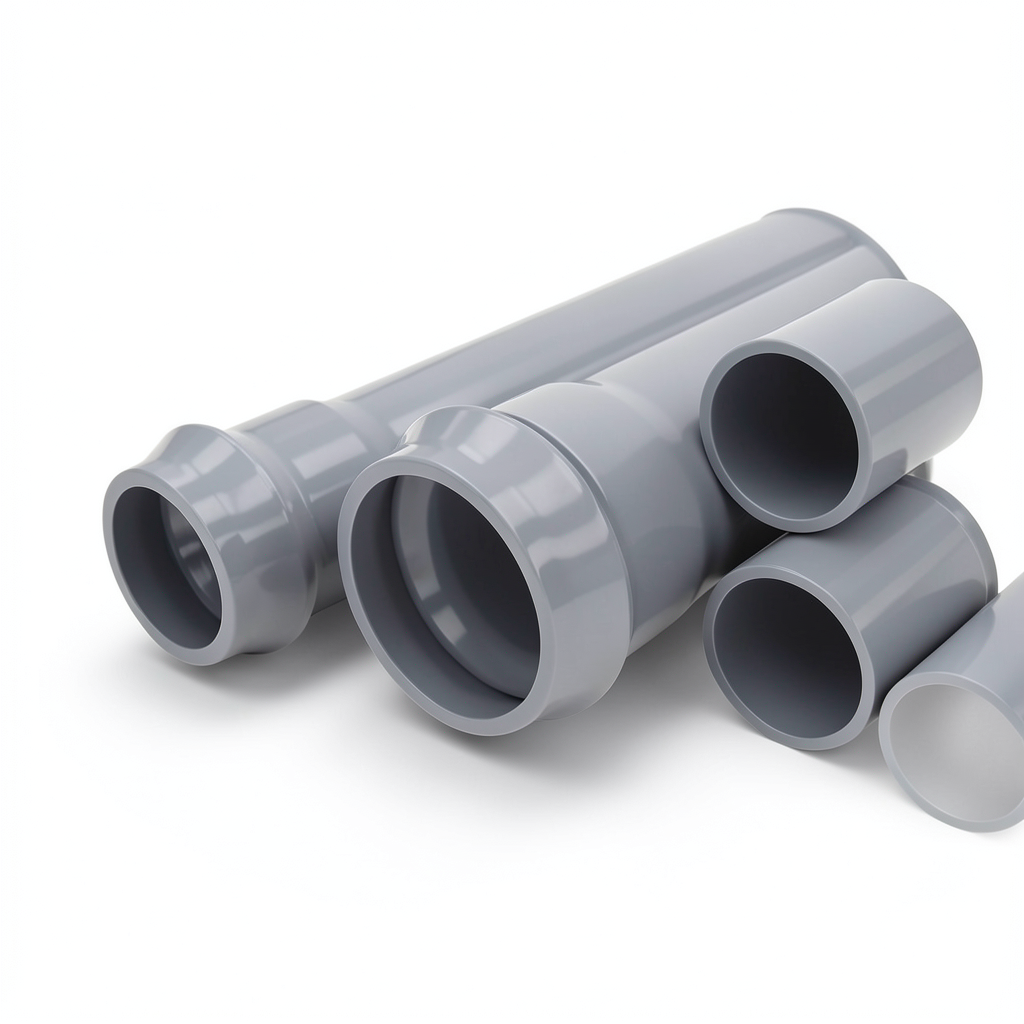 UPVC Pipes Nominal Pressure 16 Bar Outside Diameter 450 mm Thickness 26.7 mm Gray