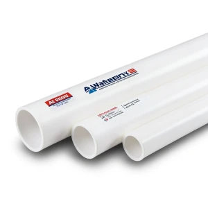 UPVC Pipes 8 Inch Size 6.9 Bar Pressure 5.33 mm Thickness White | Al Watania Plastics