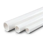 أنابيب UPVC جدول 80 مقاس 5 إنش قطر خارجي 141.3 مم سمك 9.52 مم أبيض