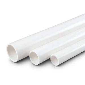 أنابيب UPVC جدول 80 مقاس 5 إنش قطر خارجي 141.3 مم سمك 9.52 مم أبيض