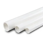 أنابيب UPVC جدول 80 مقاس 6 أنش، قطر خارجي 168.28 مم، سمك 10.97 مم، أبيض