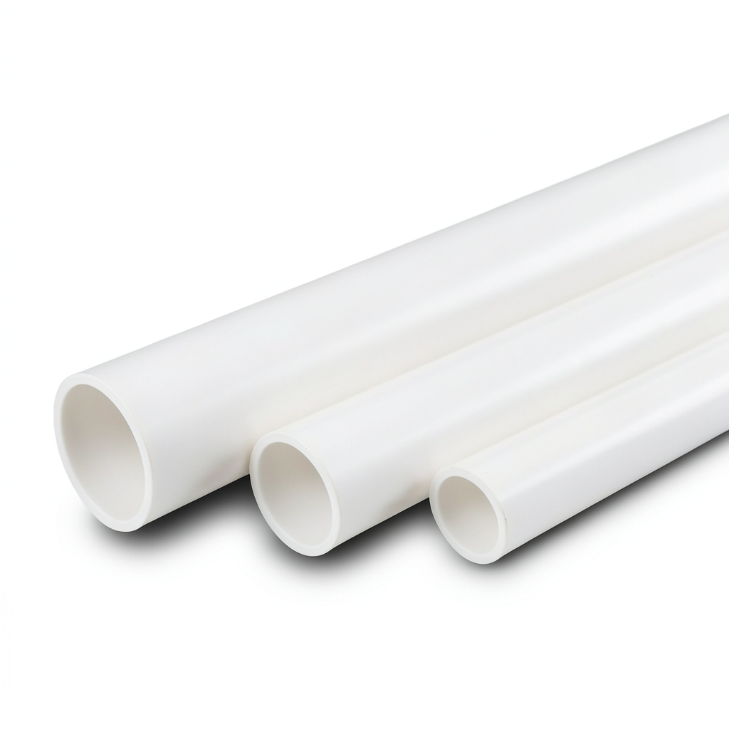 UPVC Pipes Schedule 80 6 inch, 168.28 mm OD, 10.97 mm Thickness, White