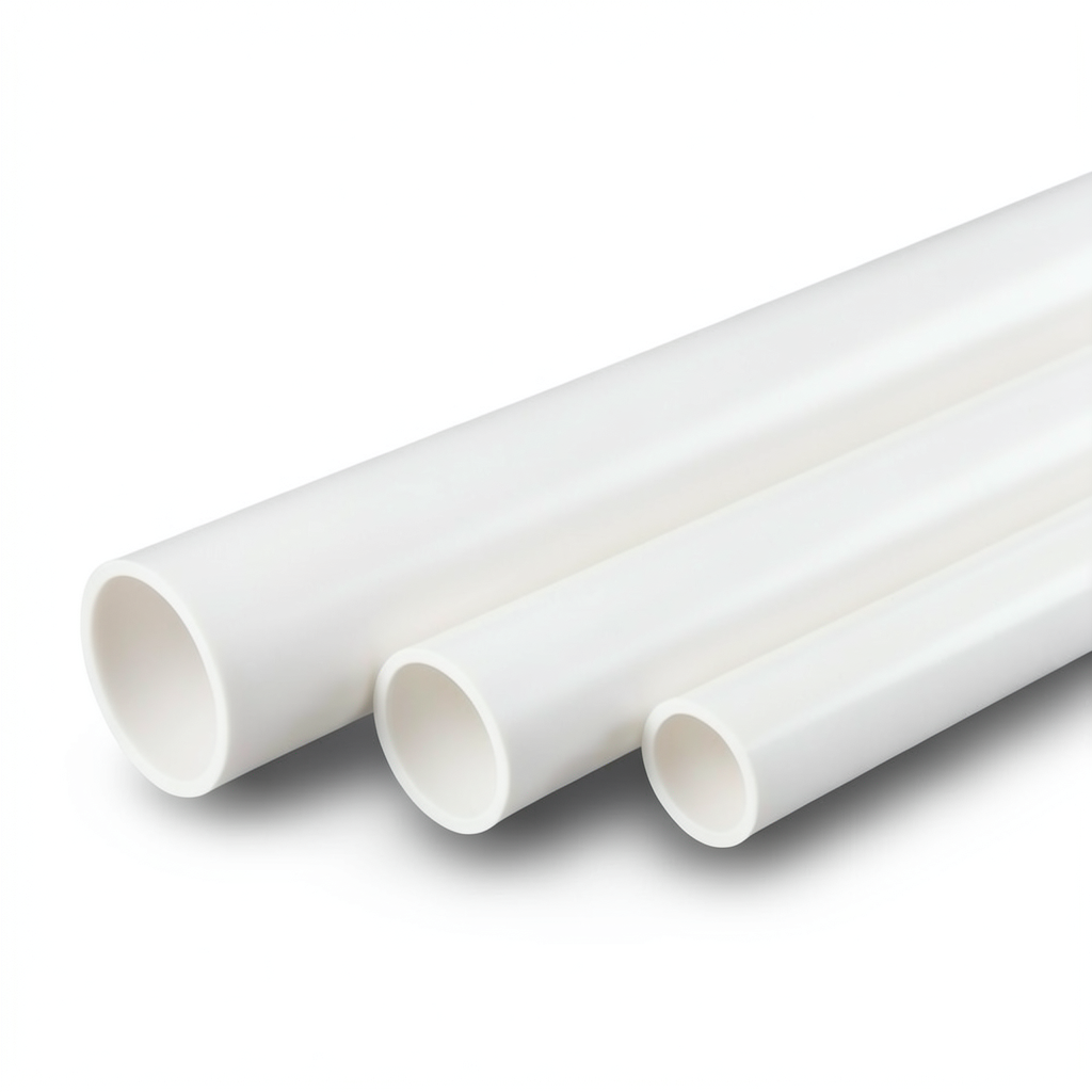 مواسير UPVC مقاس 4 إنش سمك 1.77 مم SDR 64 لون أبيض