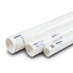 مواسير UPVC ضغط اسمي 8.6 بار مقاس ¼ 1 إنش سمك 52.1 مم لون أبيض | بلاستيك الوطنية