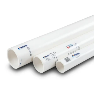 UPVC Pipes Nominal Pressure 8.6 Bar Size 1¼ inch Thickness 52.1 mm White | Al Watania Plastics
