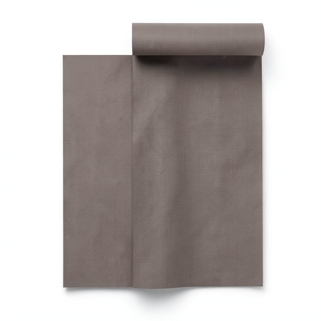 Italian Wallpaper Plain Design Brown Color, Size 10mx0.73m, Model 41775