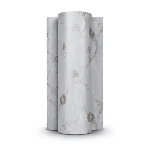 Floral Wallpaper Gray Color 10m x 1.06m, Model 5422