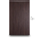 Dutch Wooden Wall Covering 10m x 0.53m, Dark Brown, Model 218390