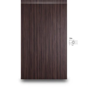 Dutch Wooden Wall Covering 10m x 0.53m, Dark Brown, Model 218390
