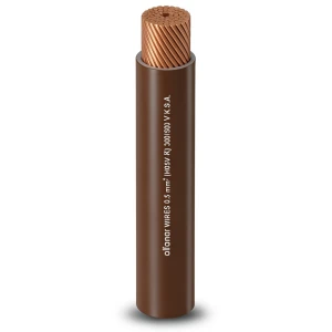 Flexible Copper Electric Wire 70mm PVC Insulated Brown, 600/1000V | Al Fanar