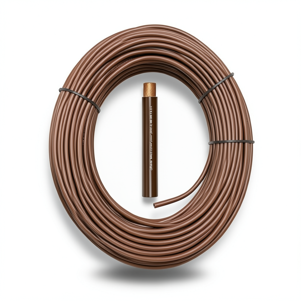Alfanar 240mm Flexible Copper Electrical Wire PVC Insulation Brown, 600/1000V | Al Fanar