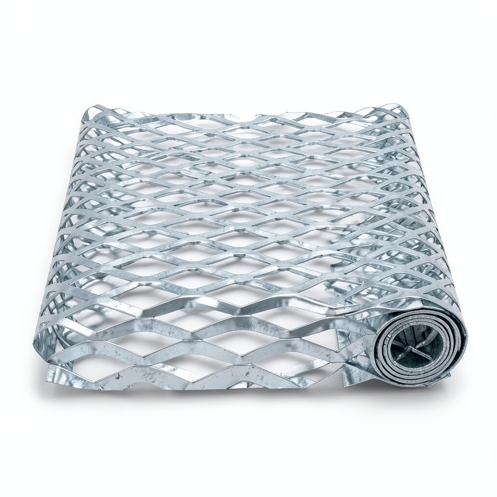 Galvanized Steel Expanded Metal Mesh Thickness 1.4 mm Width 1.22 m Length 4 m